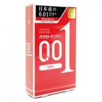 Okamoto 0.01 Zero One Ultra Thin Condom 3 piezas Okamoto 0.01 Zero One Ultra Thin Condom 3 piezas