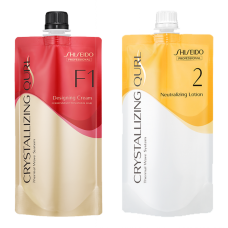 Shiseido Crystallizing Qurl F1 Hair Wave Perm Chemicals Neutralizing Lotion 400ML
