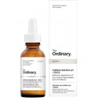 The Ordinary Cafeïne-oplossing 5% + EGCG gaat donkere kringen tegen 30ml