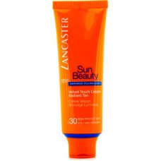 Lancaster suncare soleil beauté velours touch crème crème bronzante pour le visage spf30 50ml