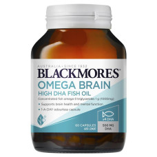 Blackmores Omega Brain High DHA Visolie 60 Capsules Blackmores Omega Brain High DHA Visolie 60 Capsules