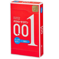 Okamoto 0.01 Zero One Jelly Condom 3pcs Okamoto 0.01 Zero One Jelly Condom 3pcs