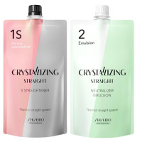 Shiseido Crystallizing Straight Set 1S For Very Sensitized Hair 400G